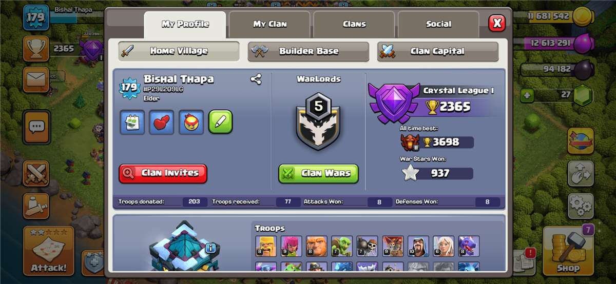 Clash of clan acc 